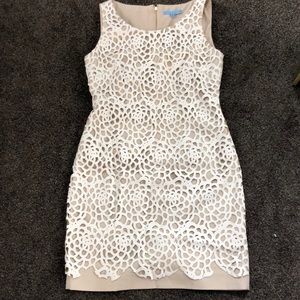 Antonio Melani Tan & White Dress